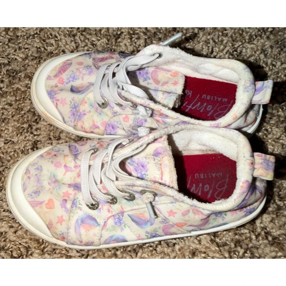 Blowfish-Malibu Unicorn Slip On Canvas Sneakers Size 13